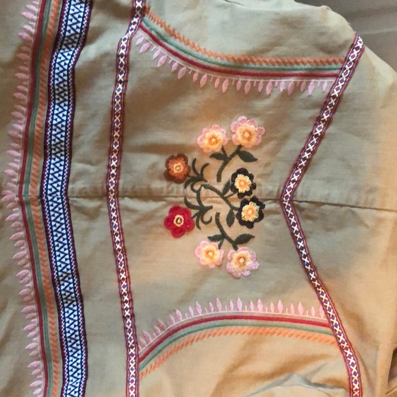 Vintage look heavy twill embroidered jacket - Picture 7 of 8